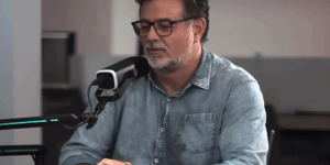 Guilherme Rebouças no podcast Sala do Futuro (Foto: Reprodução podcast Sala do Futuro)