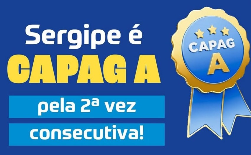 Sergipe é Capag A pela 2ª vez consecutiva